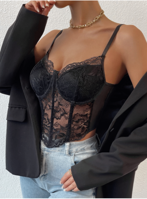 BUSTIER EMILIA – NEGRO - Image 3
