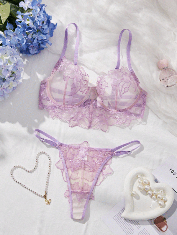 CONJUNTO JAZMIN - LILA
